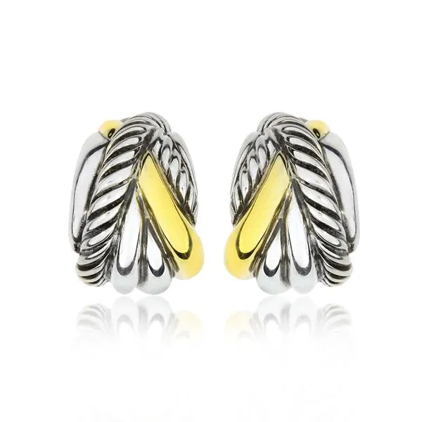 Outlet David Yurman Crossover Cable Earrings